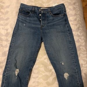 Levi's wedgie straight jeans